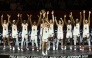US' power forward #10 Breanna Stewart lifts the trophy after winning with her team the 2026 FIBA Women Basketball World Cup final game against France in Berlin on September 13, 2026. (Photo by Odd ANDERSEN / AFP)