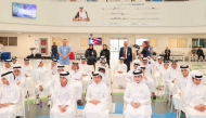 Students attend an awareness session. 