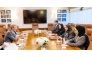 Minister of State for International Cooperation H E Dr. Maryam bint Ali bin Nasser Al Misnad meeting Acting Executive Director of the World Food Programme H E Carl Skau. 