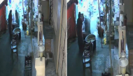 Screengrab of CCTV footage being shared on X  