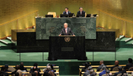 United Nations Secretary-General Antَnio Guterres speaks during the 81st session of the United Nations (U.N.) General Assembly at U.N. Headquarters on September 22, 2026 in New York City. (Photo by Michael M. Santiago / GETTY IMAGES NORTH AMERICA / Getty Images via AFP)