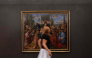 This photo taken on August 24, 2026, at the National Gallery in Prague shows Albrecht Duerer's 'Feast of the Rosary'. (Photo by Michal Cizek / AFP)