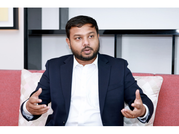 Deputy Minister of Foreign Affairs and Foreign Employment of Sri Lanka H E Arun Hemachandra during an exclusive interview with The Peninsula. Pic: Rajan Vadakkemuriyil/The Peninsula