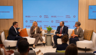 Panellists during a discussion.