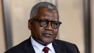 Aliko Dangote, the President and Chief Executive Officer of the Dangote Group, looks on during an interview with AFP in Nairobi on September 29, 2026. (Photo by SIMON MAINA / AFP)