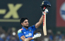 ndia's captain Shubman Gill celebrates after scoring a double-century (200 runs) during the second one-day international (ODI) Cricket match between India and West Indies at the Barsapara Cricket Stadium in Guwahati on September 30, 2026. (Photo by BIJU BORO / AFP)