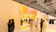 Visitors at the Qatari Designers Pavilion at DJWE 2026.