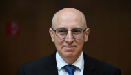 The President of the Federal Office for the Protection of the Constitution (Bundesamt fuer Verfassungsschutz) Sinan Selen arrives for a hearing in front of a parliamentary committee, on October 5, 2026 in Berlin. (Photo by Tobias SCHWARZ / AFP)