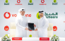 Vodafone Qatar and almeera officials at the signing ceremony.