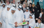 Minister of Municipality H E Abdullah bin Hamad bin Abdullah Al Attiyah, Minister of Justice and Minister of State for Cabinet Affairs H E Ibrahim bin Ali Al Mohannadi interacting with exhibitors during the event. 