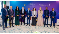 Undersecretary of the Ministry of Labour H E Sheikha Najwa bint Abdulrahman Al Thani with other dignitaries one the sidelines of the Second Doha Dialogue on Labour Mobility, in Dar es Salaam, Tanzania.