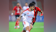 Action during the match between Al Shamal and Tractor FC in Muscat yesterday.