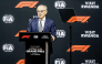 Italian motorsport executive President and CEO of the Formula One Group Stefano Domenicali delivers remarks during the announcement of the Formula 1 African Grand Prix at BK Arena in Kigali yesterday. 