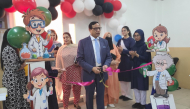 PISQ Principal Ch Muhammad Afzal inaugurating the Science Exhibition 2026-27.