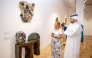 General Manager of Katara Prof Dr. Khalid bin Ibrahim Al-Sulaiti along with visitors during the opening of the exhibition.