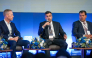 QFZ CEO Sheikh Mohammed bin Hamad bin Faisal Al-Thani with other panelists during the discussion at the UK-GCC Strategic Dialogue in London yesterday.