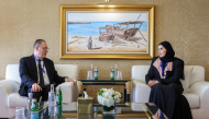 Minister of State for International Cooperation H E Dr. Maryam bint Ali bin Nasser Al Misnad meeting UN Assistant Secretary-General and Director of the UNDP Regional Bureau for Arab States H E Dr. Abdallah Al Dardari in Doha yesterday.
