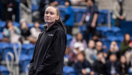 Kazakhstan's Elena Rybakina looks on as she speaks after retiring due to an injury from her quarter-final match against Canada's Leylah Fernandez during the WTA Pan Pacific Open tennis tournament at Ariake Coliseum in Tokyo on October 30, 2026. Photo by Yuichi YAMAZAKI / AFP