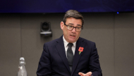 Britain's Prime Minister Andy Burnham chairs a meeting of the National Economic Council in Glasgow on October 30, 2026, that focuses on driving growth in every region of the United Kingdom. (Photo by Russell Cheyne / POOL / AFP)