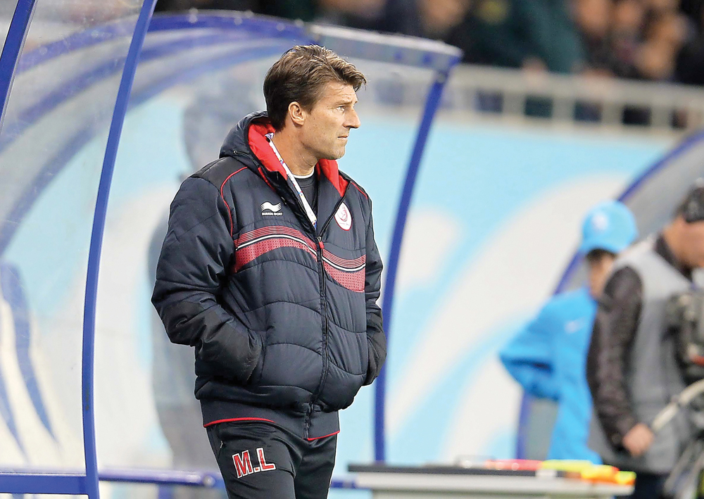 Al Rayyan’s new Danish coach, former Barcelona and Real Madrid star Michael Laudrup.