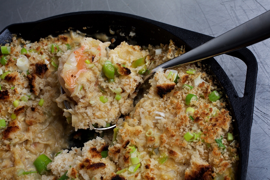 Baked Crab and Shrimp (Photo by Deb Lindsey for The Washington Post)