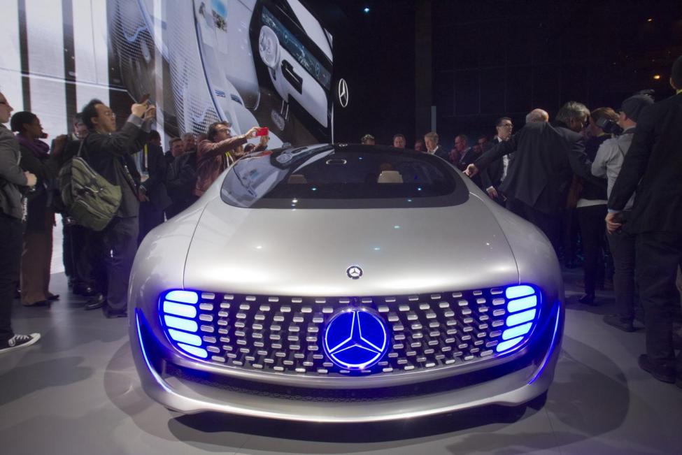 The Mercedes-Benz F015 Luxury in Motion autonomous concept car after it was unveiled during the 2015 International Consumer Electronics Show (CES) in Las Vegas, Nevada. Reuters/Steve Marcus