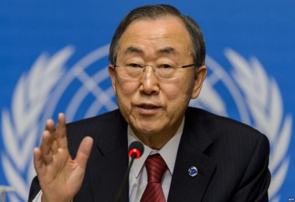 File Photo: Secretary General of UN Ban Ki Moon / AFP.