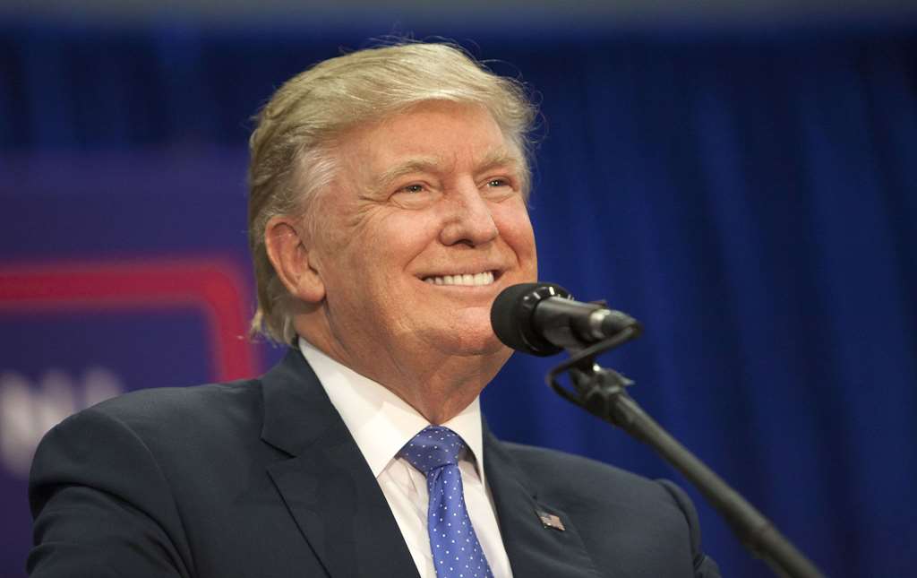 Republican presidential nominee Donald Trump holds a campaign rally on October 21, 2016 in Newtown, Pennsylvania. Jessica Kourkounis/Getty Images/AFP