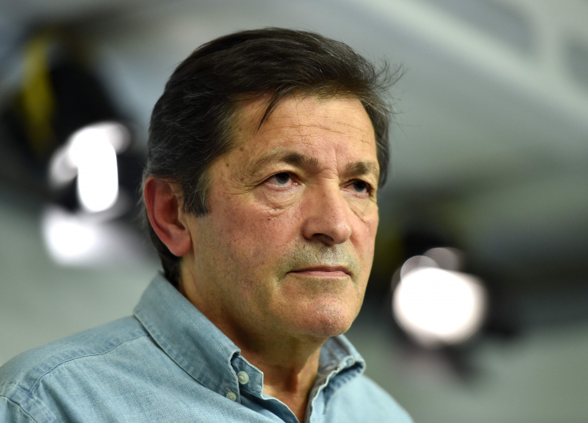 President of the Management Committee of the Spanish Socialist Party (PSOE) Javier Fernandez gives a press conference after an extraordinary meeting of the PSOE Federal Committee at the PSOE headquarters in Madrid, on October 23, 2016. Spain's embattled S