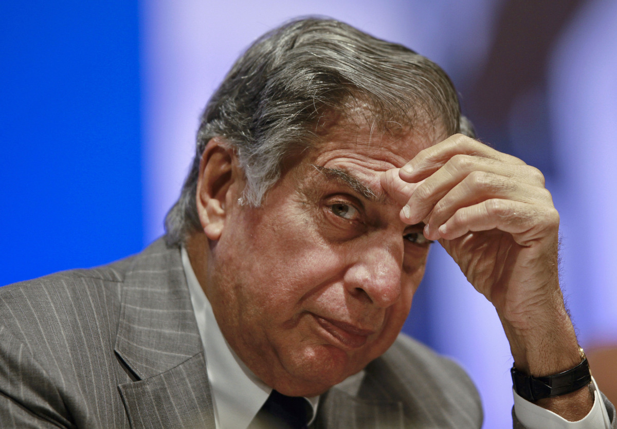 Tata Group Chairman Ratan Tata attends the annual general meeting of Tata Steel Ltd., in Mumbai, India August 14, 2012. (REUTERS/Danish Siddiqui)