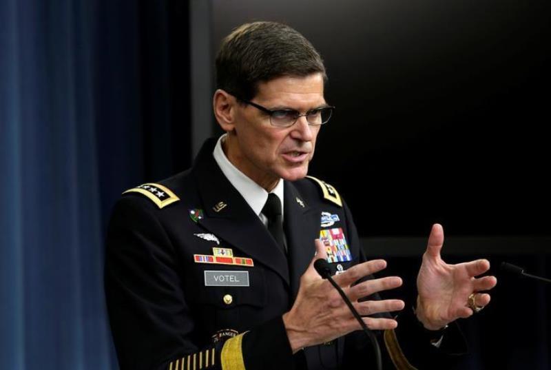File photo of US Central Command chief General Joseph Votel. Reuters 