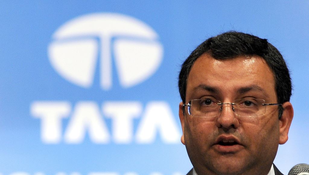 This file photo taken on June 27, 2014 shows Tata Group chairman Cyrus Mistry addressing the 10th Annual General Meeting of Tata Consultancy Services in Mumbai. AFP / INDRANIL MUKHERJEE 