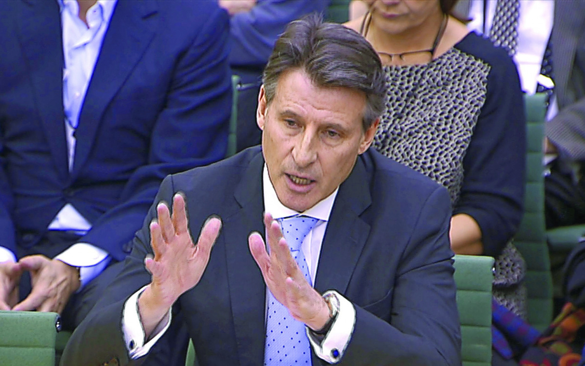 IAAF President Sebastian Coe