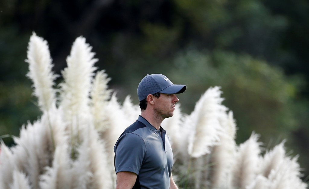 Rory McIlroy of Northern Ireland in action. REUTERS/Aly Song
