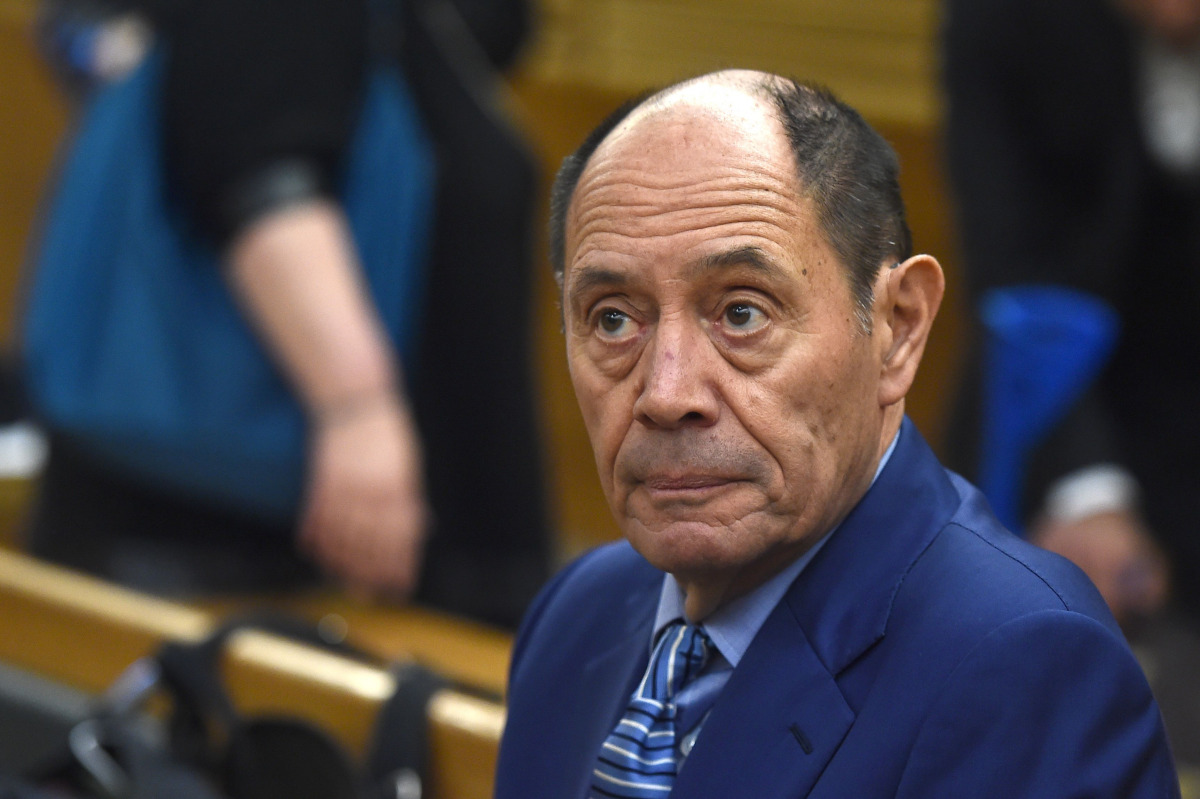 Claude Picasso, son of late Spanish artist Pablo Picasso, waits before for the appeal trial of Pierre Le Guennec (not pictured), accused of receiving stolen goods after being found in possession of paintings by Picasso, at the court in Aix-en-Provence, so