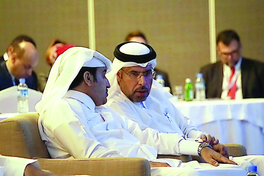 Officials at the conference.