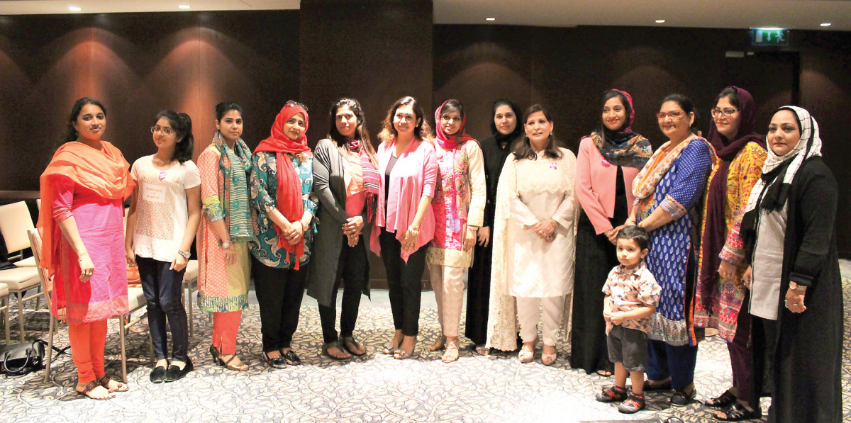 PWA officials with guests