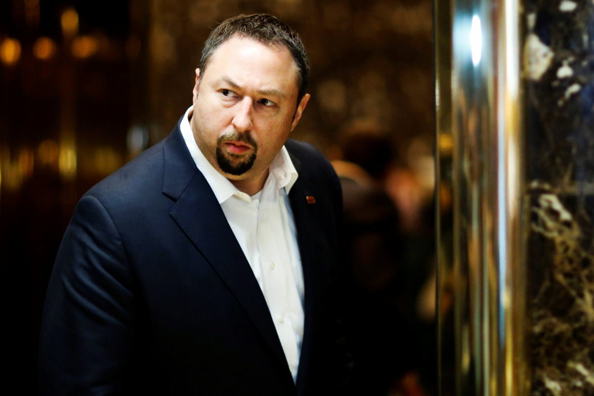 Senior Advisor Jason Miller arrives at Republican president-elect Donald Trump's Trump Tower in New York, U.S. November 13, 2016. REUTERS/Eduardo Munoz