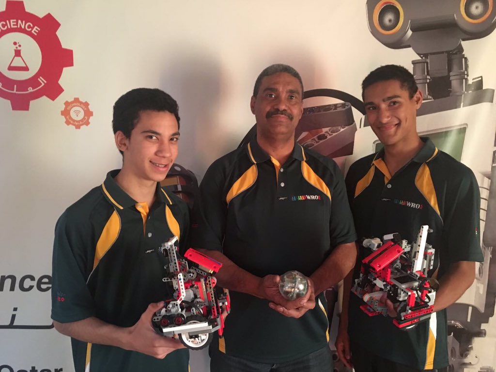 Mecha Strikers win all four games in their Robot Football category. Twitter/@WROWC