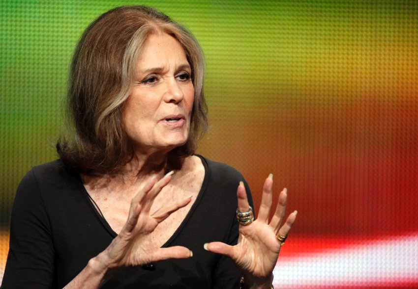 Writer and activist Gloria Steinem speaks during a session about a documentary on her life 'Gloria In Her Own Words' during the HBO session at the 2011 Summer Television Critics Association Cable Press Tour in Beverly Hills, California July 28, 2011. REUT