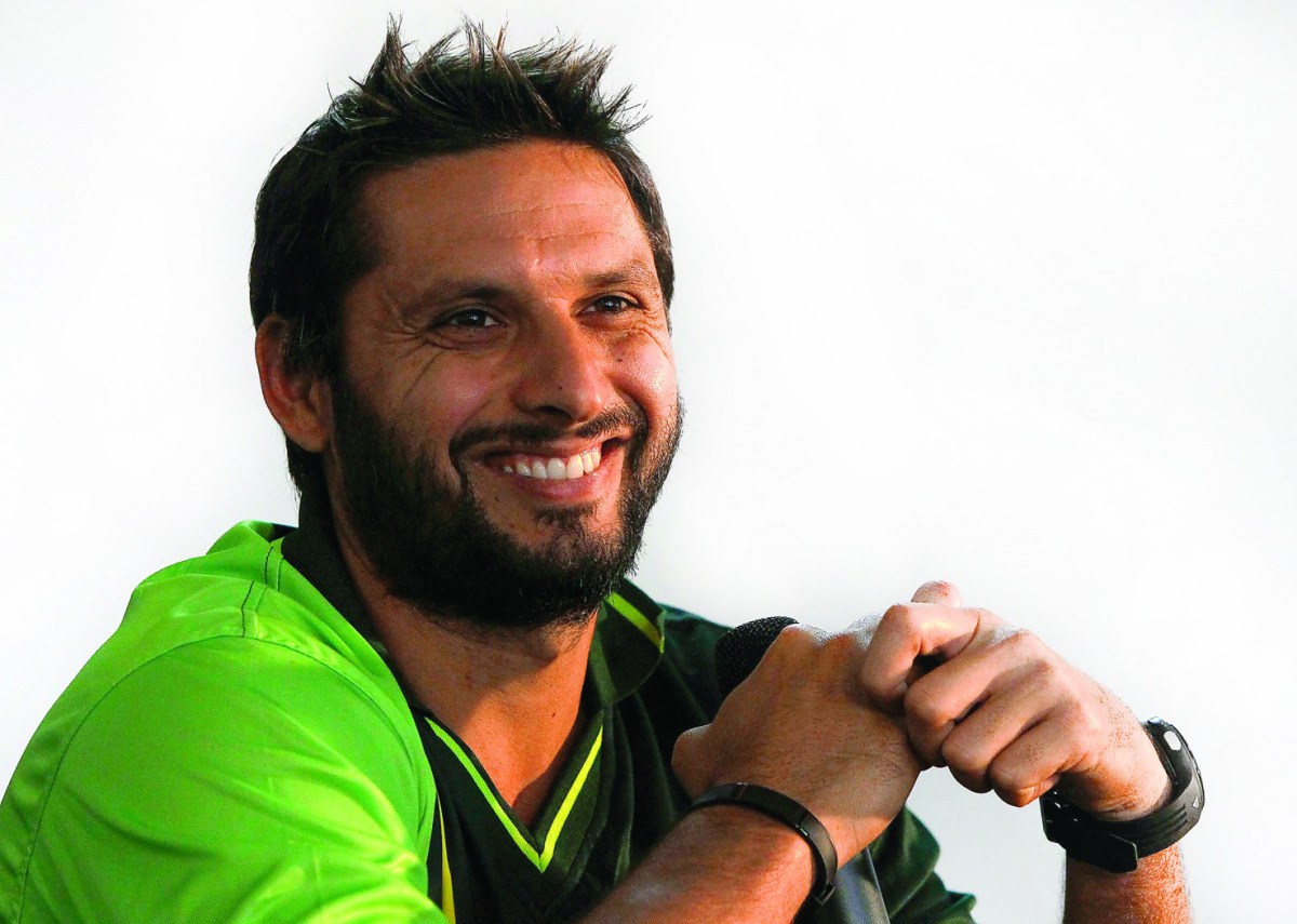 Former Pakistan cricket captain Shahid Afridi