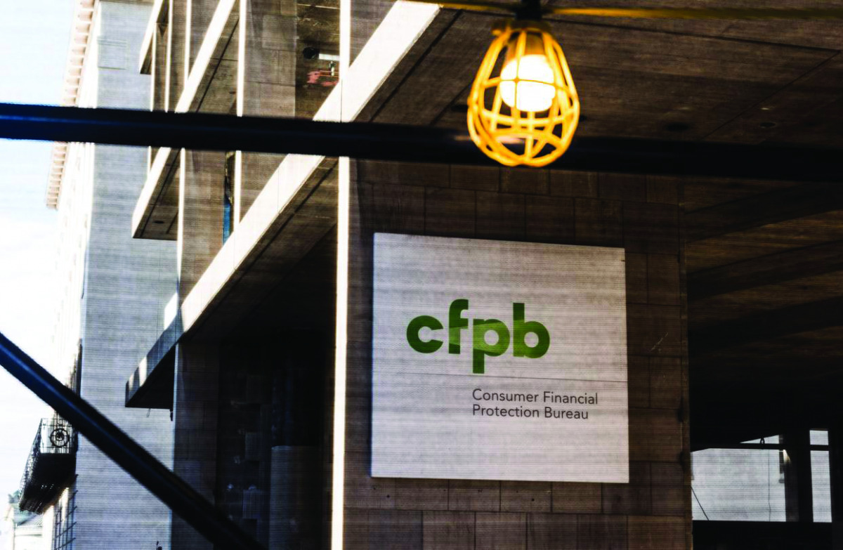 Consumer Financial Protection Bureau headquarters building in Washington DC.