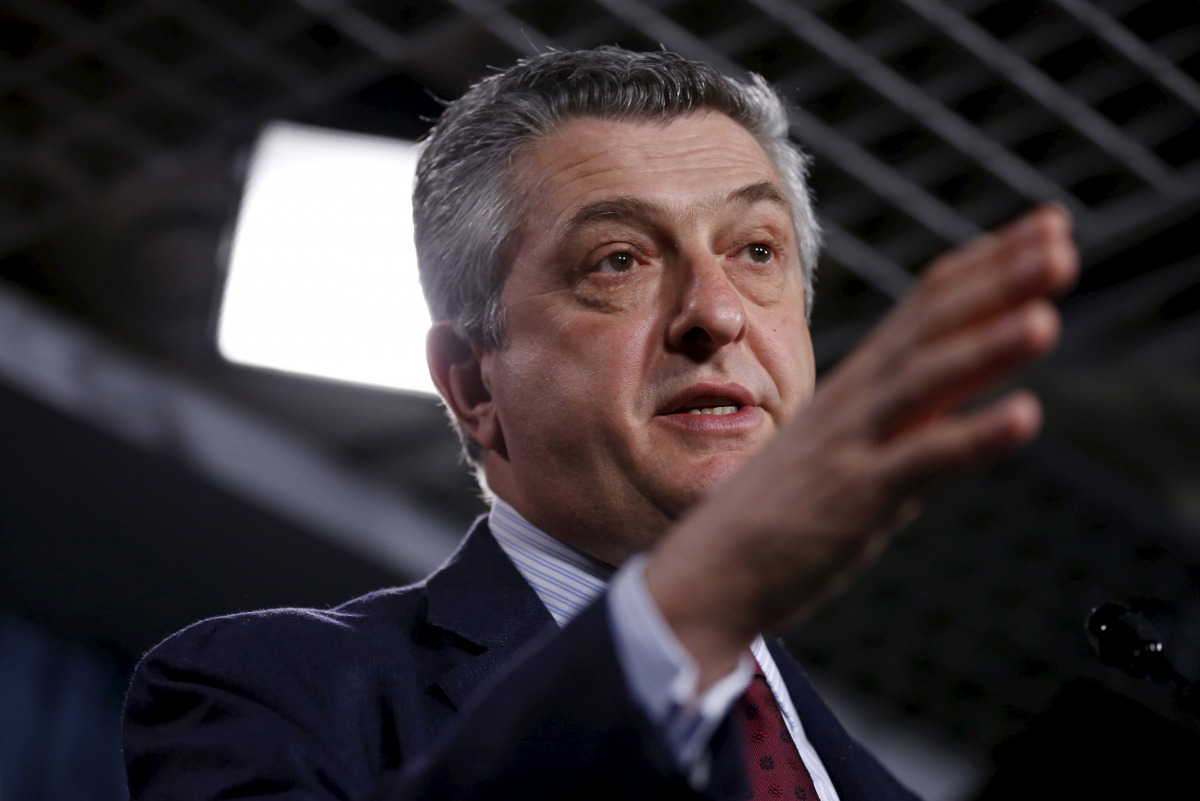 United Nations High Commissioner for Refugees UNHCR Filippo Grandi speaks during a news conference on Parliament Hill in Ottawa, Canada, March 21, 2016 (REUTERS / Chris Wattie) 
