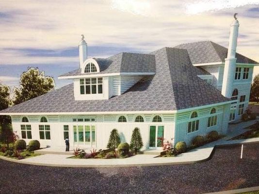 Rendering of the proposed mosque for the Liberty Corner section of Bernards. Courtesy: mycentraljersey.com