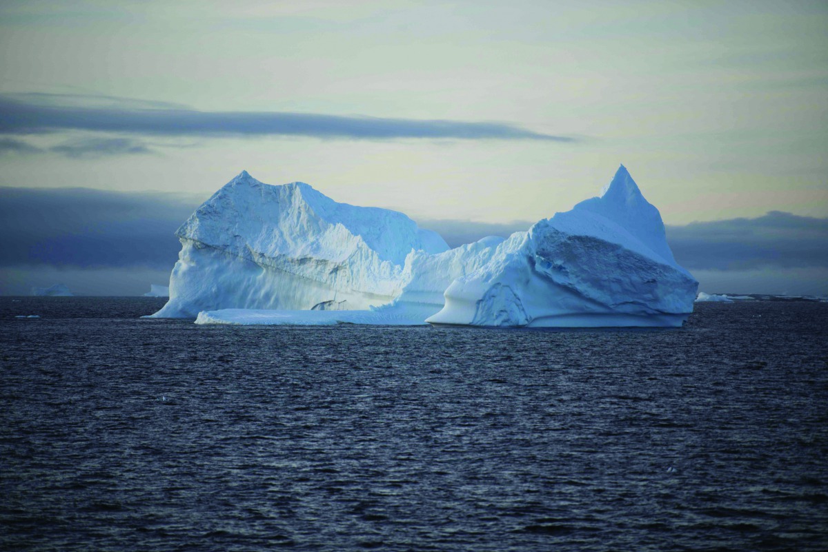An iceberg in the western Antarctic peninsula. 