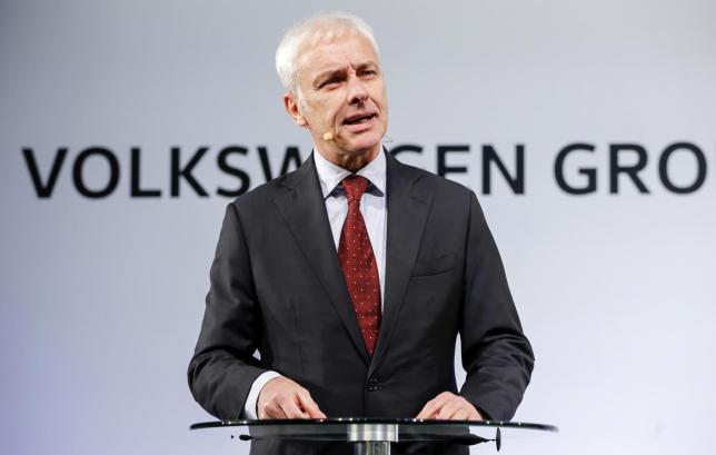 Volkswagen Chief Executive Matthias Mueller (Reuters) 