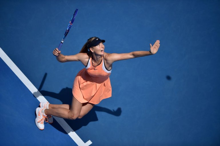 Sharapova (file photo / AFP / PETER PARKS)