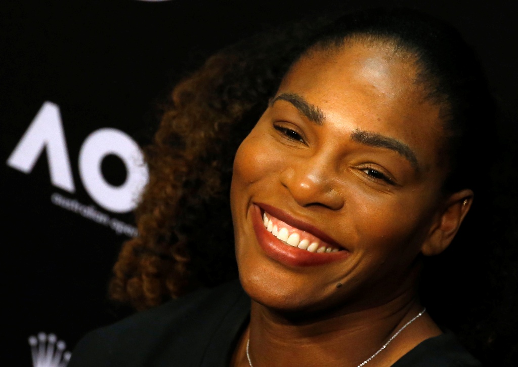 Serena Williams of the U.S. attends a news conference ahead of the Australian Open tennis tournament in Melbourne, Australia, January 14, 2017. REUTERS/Edgar Su

