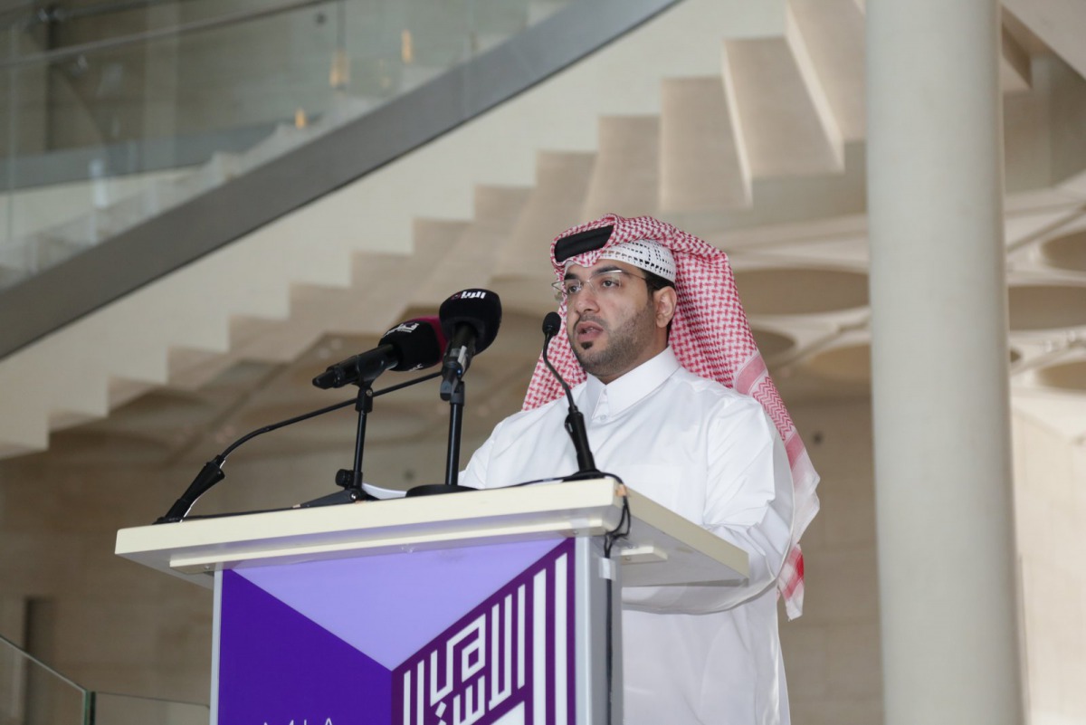 Mohammed Nasser Al Othman, Director of Public and International Relations Department at Qatar Museums (QM) at the event yesterday. 