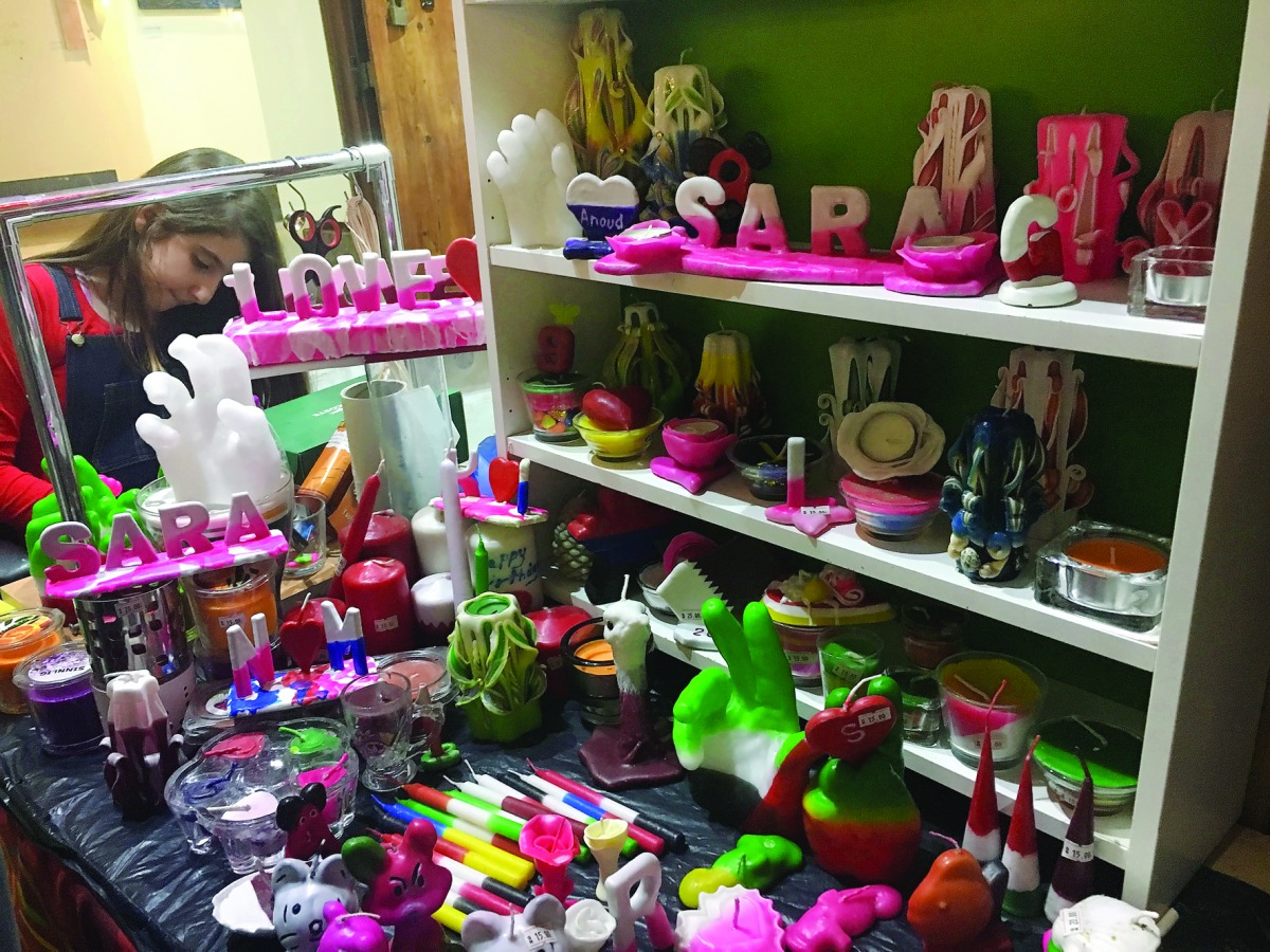 Various paraffin wax sculptures at Wax Sculpture Company facility.